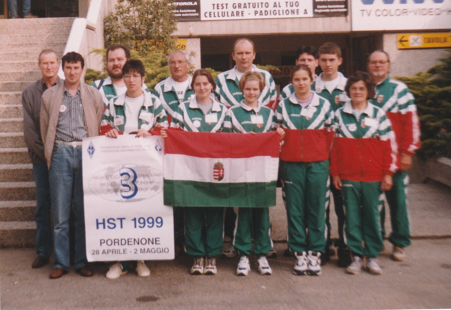 csapatkép Pordenone 1999